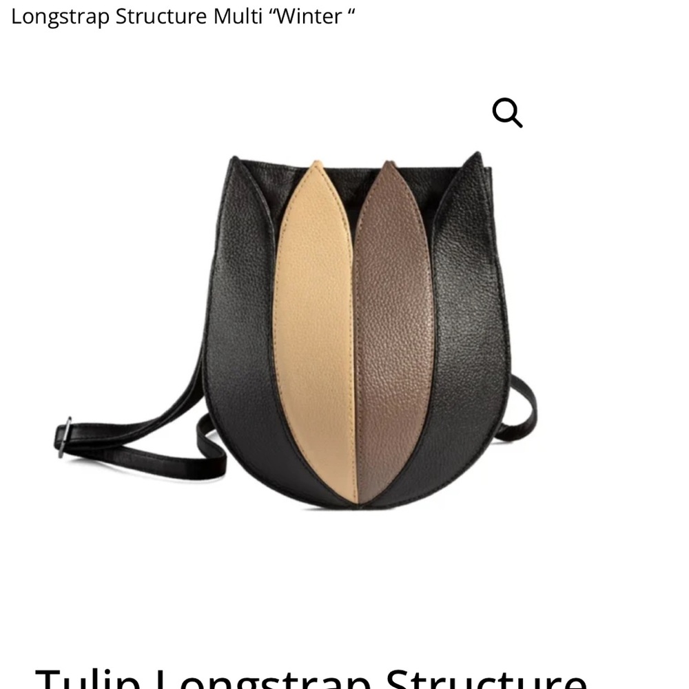 By-Lin Tulip Longstrap Crossbody Bag - Black, Brown, Tan